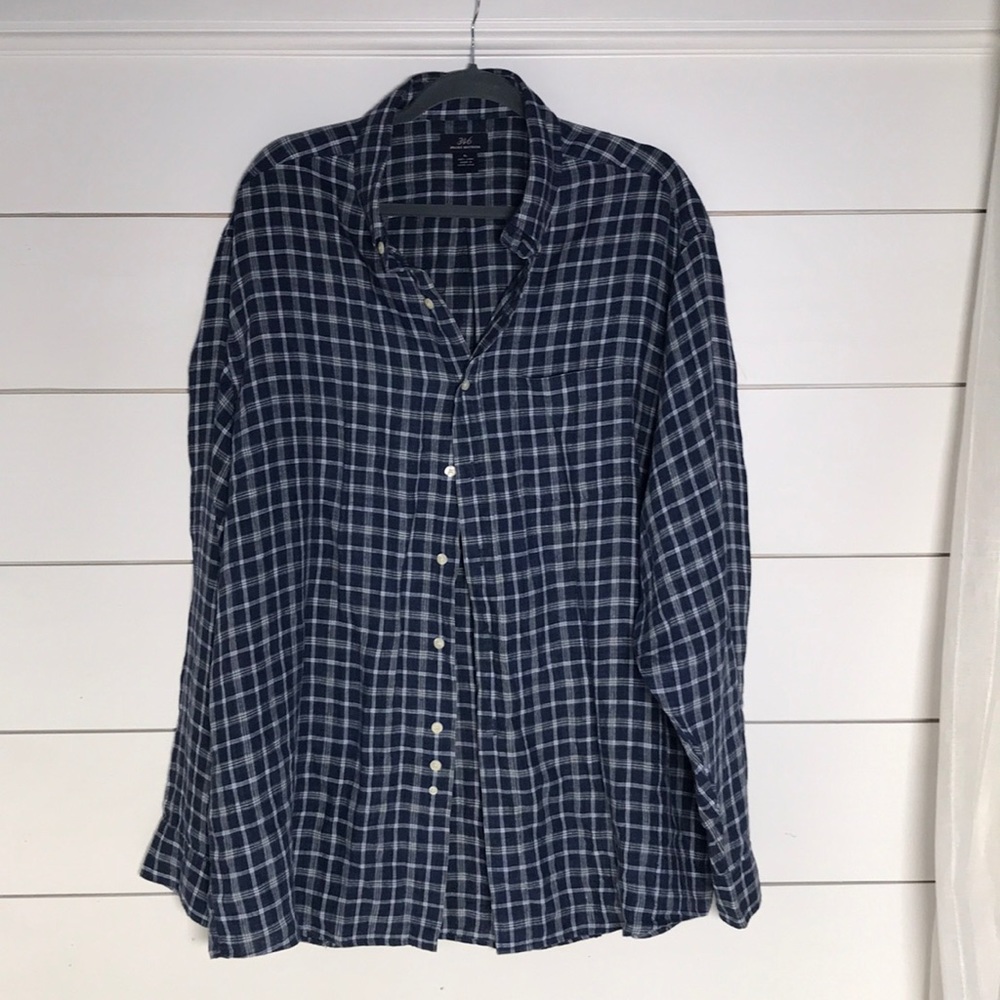 Brooks brothers 346 plaid button down